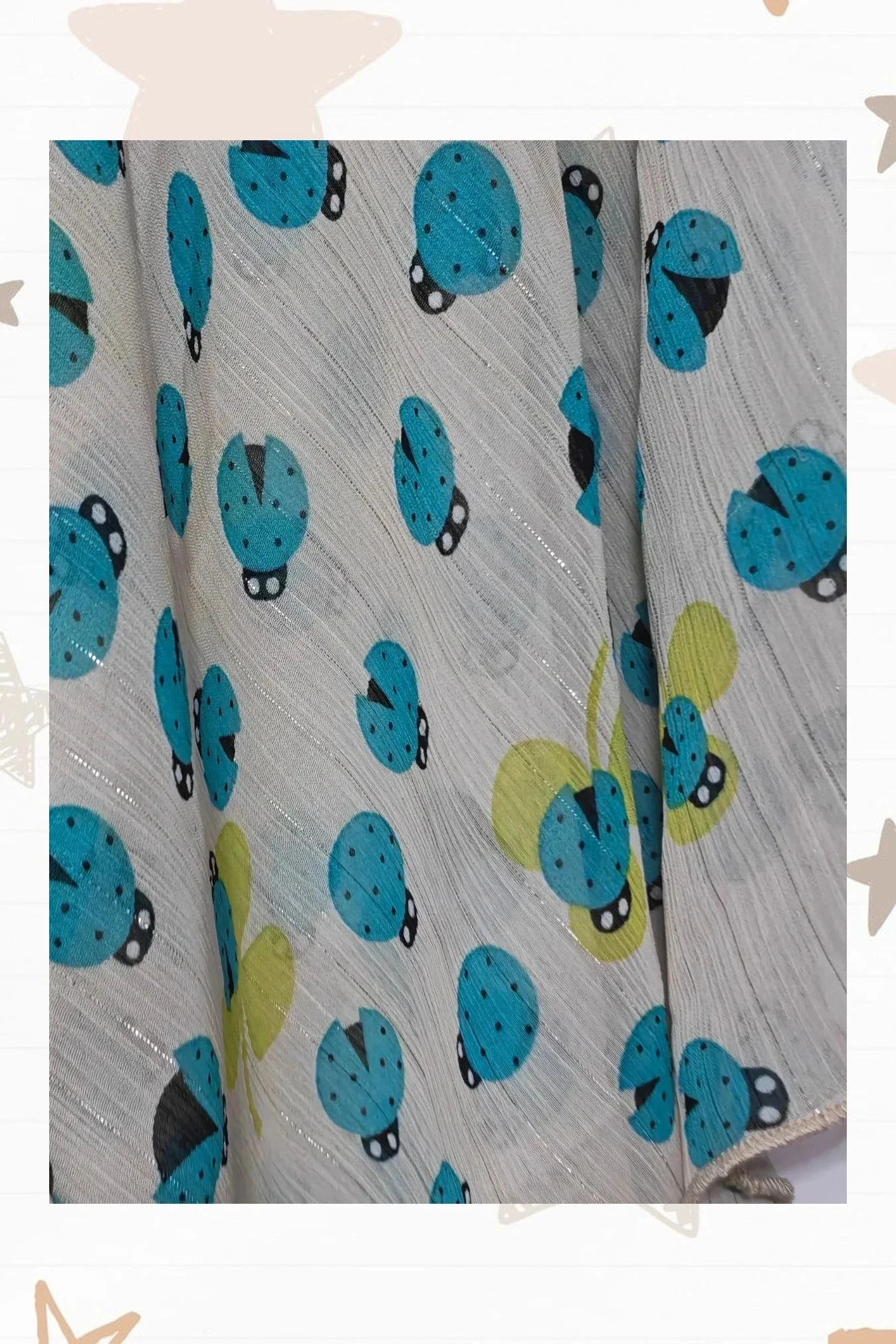 Vloeiende blouse met F&B-print - Maat L – photo 3